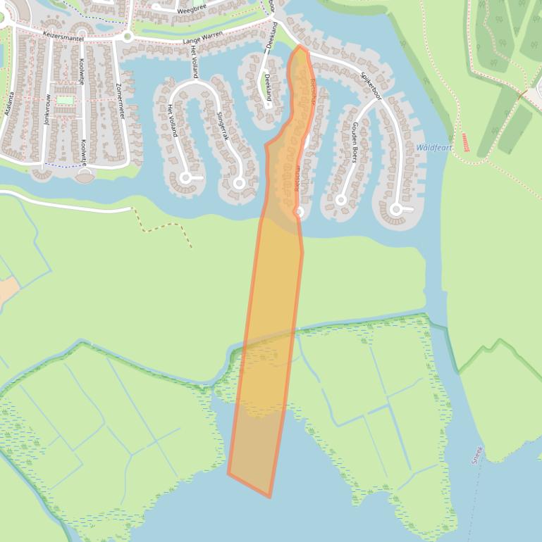 Kaart van postcodegebied 8607KH.