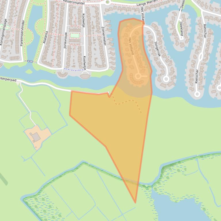 Kaart van postcodegebied 8607KN.
