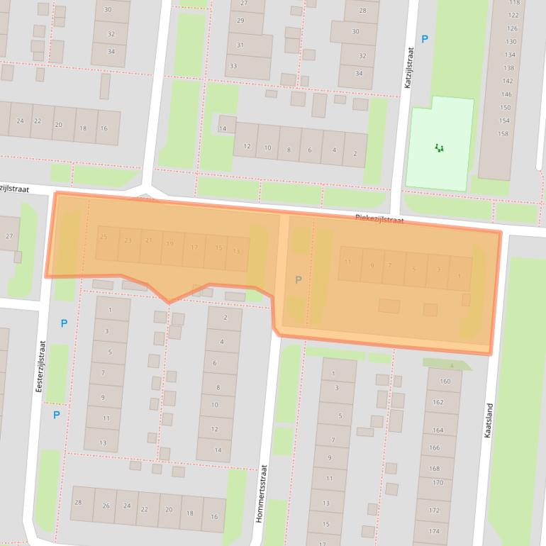 Kaart van postcodegebied 8608CM.