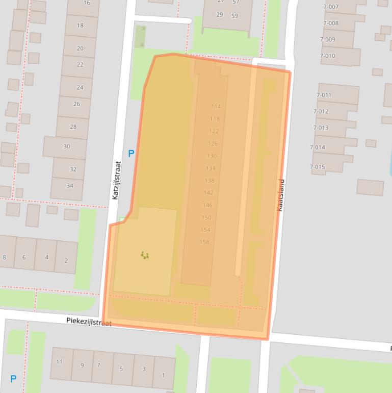 Kaart van postcodegebied 8608ED.