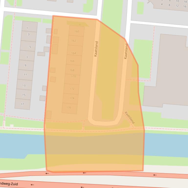 Kaart van postcodegebied 8608EE.