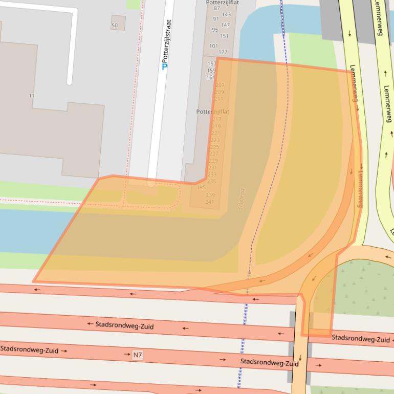 Kaart van postcodegebied 8608EL.
