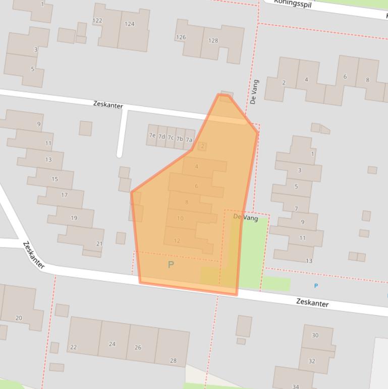 Kaart van postcodegebied 8608WH.