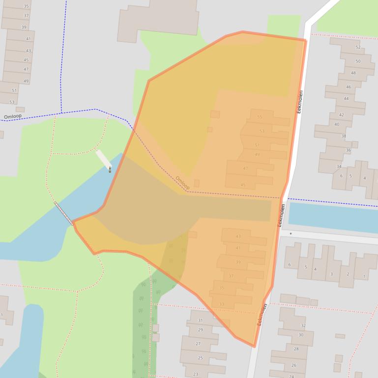 Kaart van postcodegebied 8608WP.