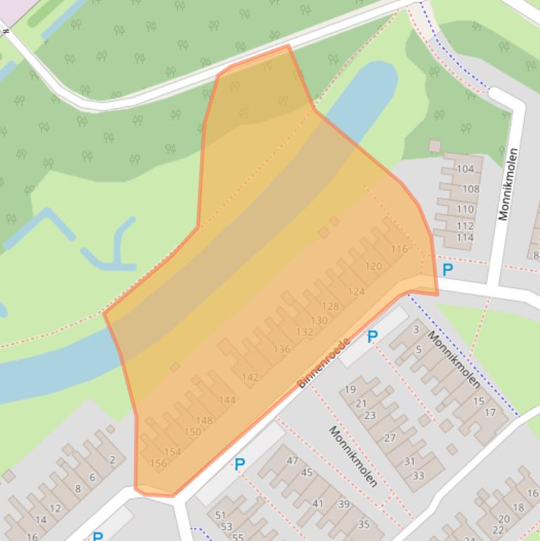 Kaart van postcodegebied 8608XV.