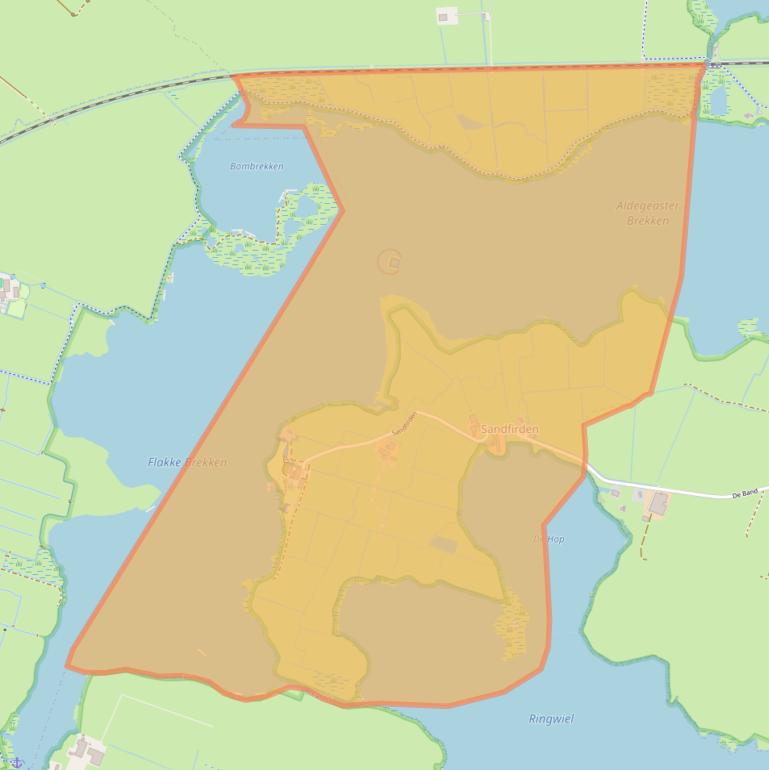 Kaart van postcodegebied 8613JH.