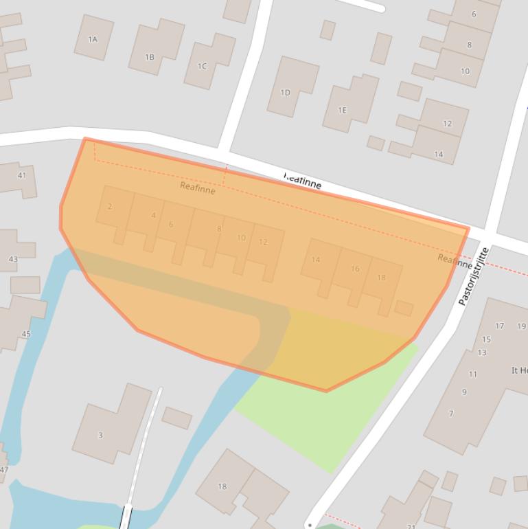 Kaart van postcodegebied 8614AL.