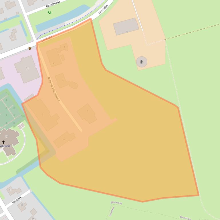 Kaart van postcodegebied 8615LD.