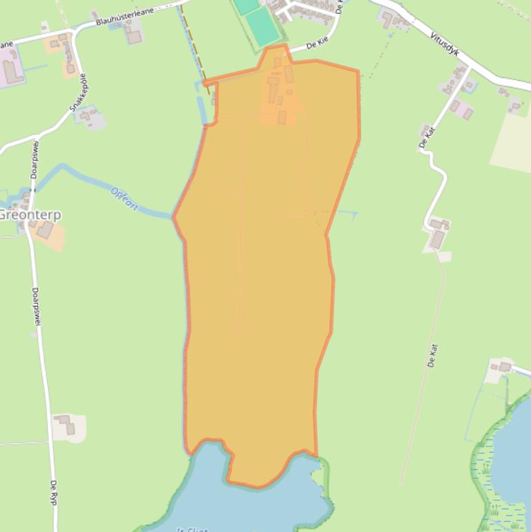 Kaart van postcodegebied 8615LG.