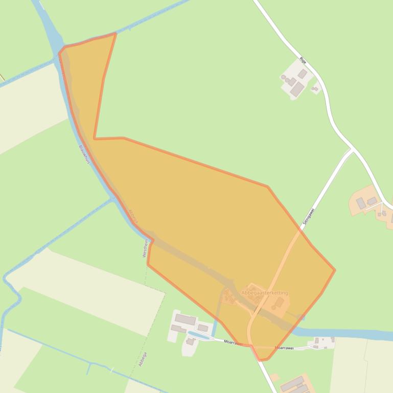 Kaart van postcodegebied 8617LB.