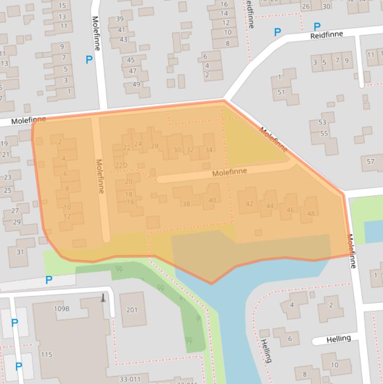 Kaart van postcodegebied 8621DB.