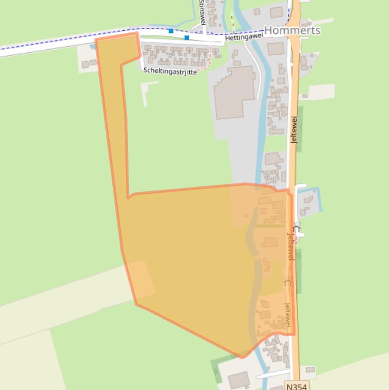 Kaart van postcodegebied 8622DB.