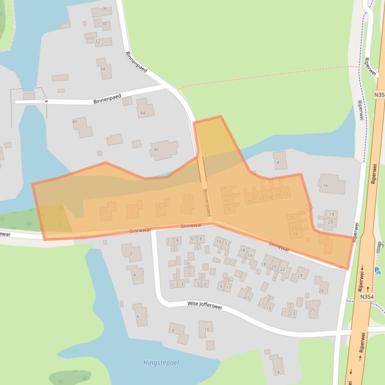 Kaart van postcodegebied 8623XK.