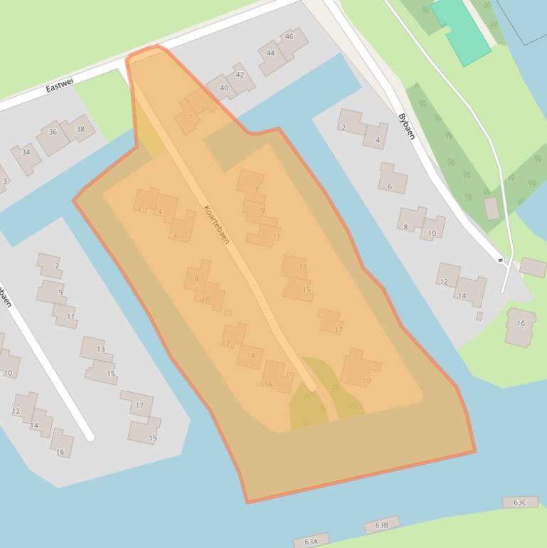 Kaart van postcodegebied 8624TD.