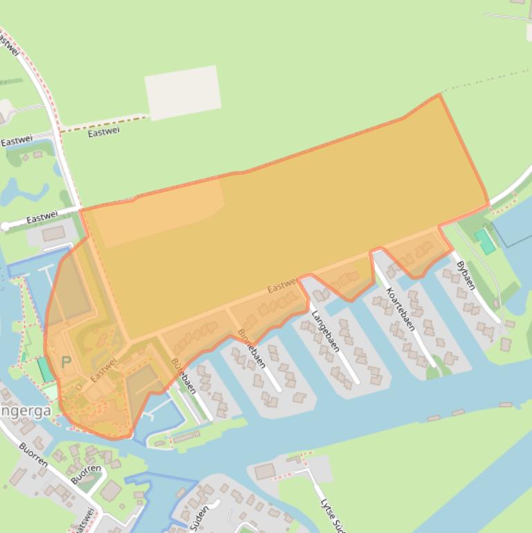 Kaart van postcodegebied 8624TG.