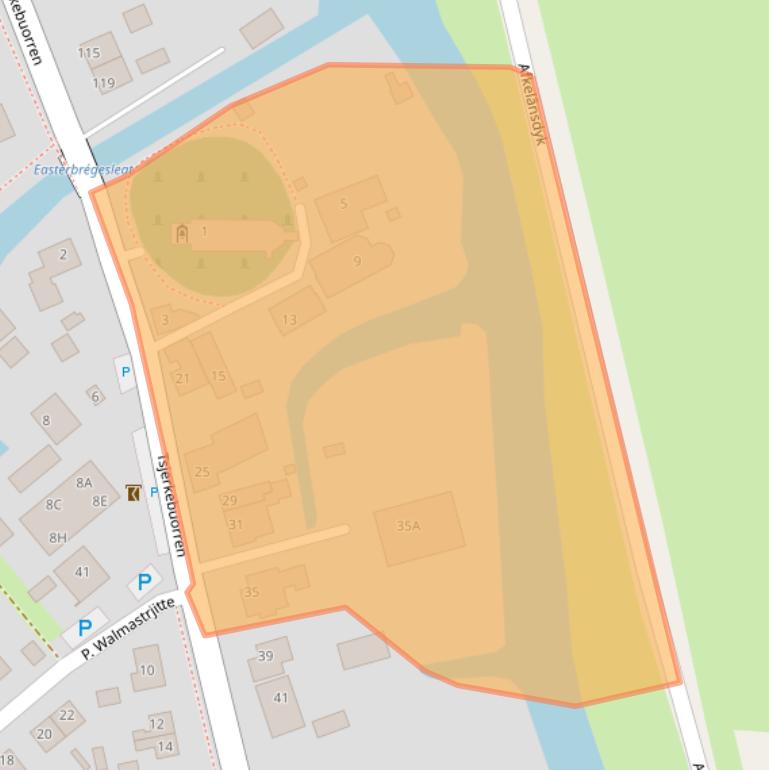 Kaart van postcodegebied 8625HA.