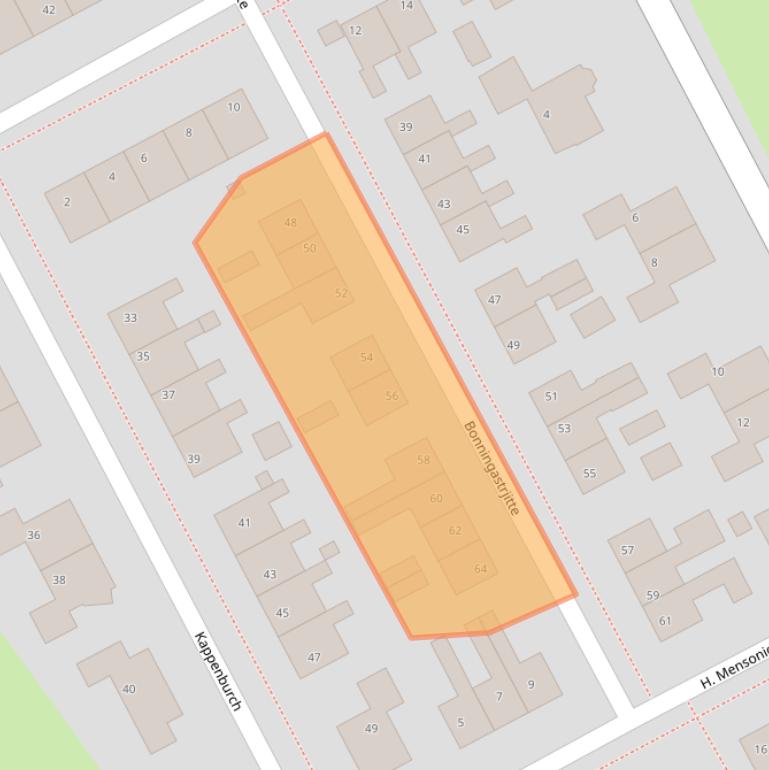 Kaart van postcodegebied 8625HK.