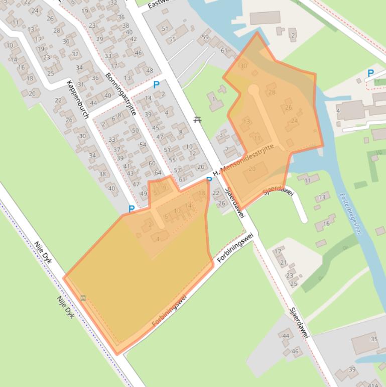 Kaart van postcodegebied 8625HN.