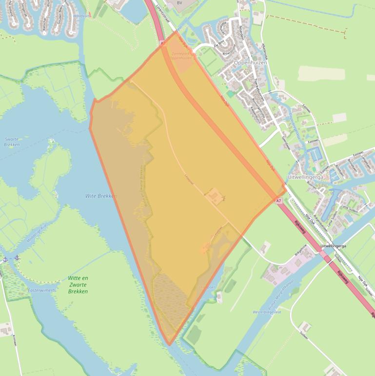 Kaart van postcodegebied 8625HT.