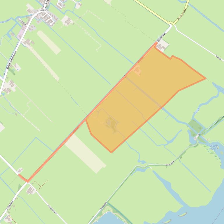 Kaart van postcodegebied 8626GJ.