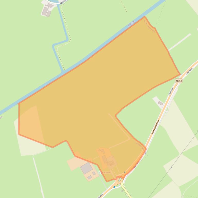 Kaart van postcodegebied 8629EK.