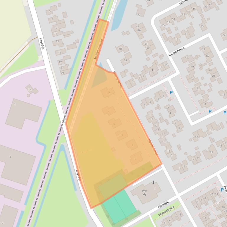Kaart van postcodegebied 8629PN.