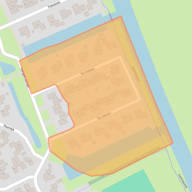 Kaart van postcodegebied 8629PW.
