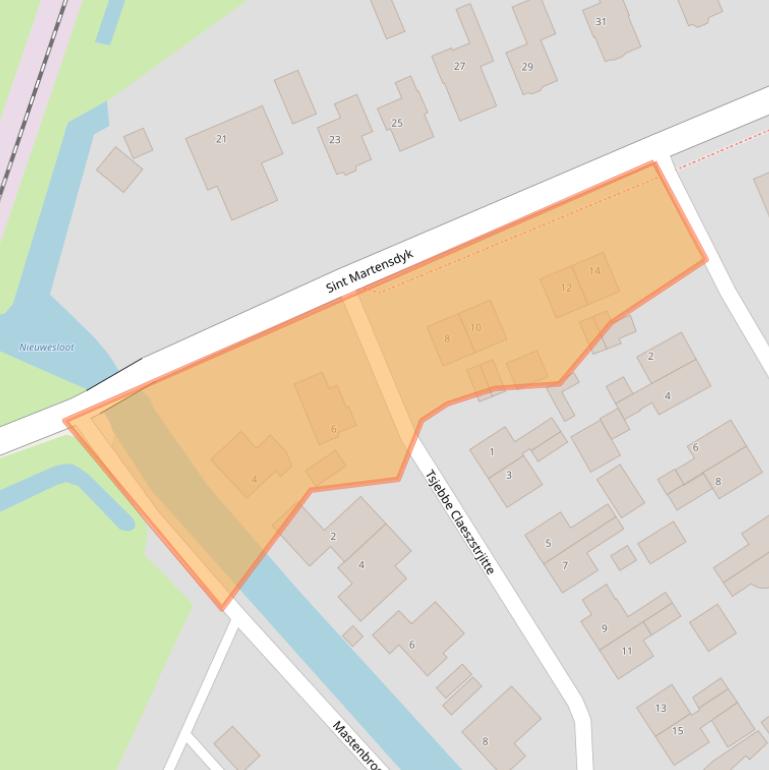 Kaart van postcodegebied 8629RR.