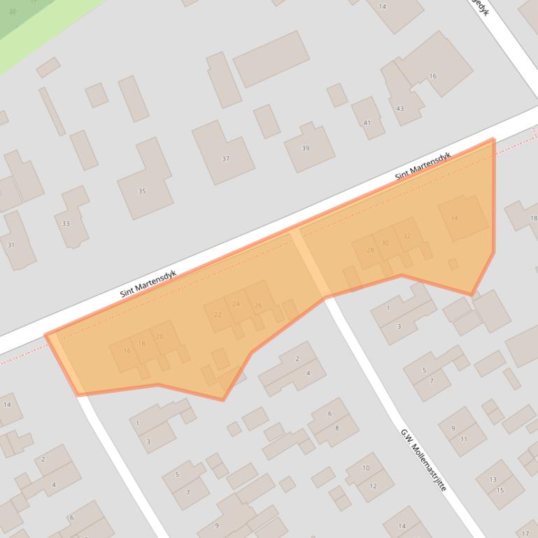 Kaart van postcodegebied 8629RS.