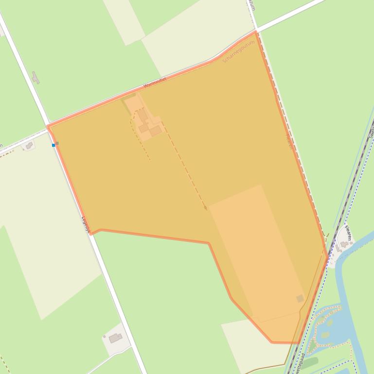 Kaart van postcodegebied 8629WC.