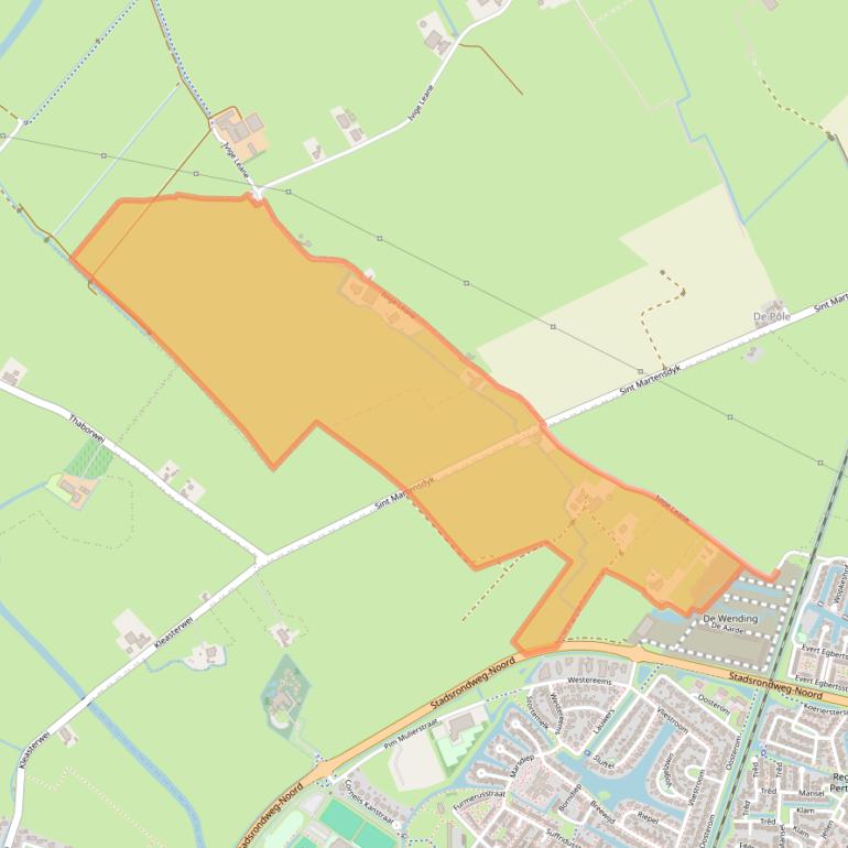 Kaart van postcodegebied 8631WB.