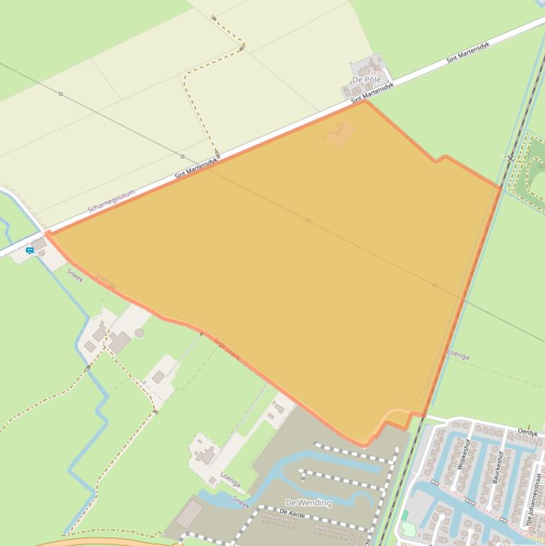 Kaart van postcodegebied 8631WC.