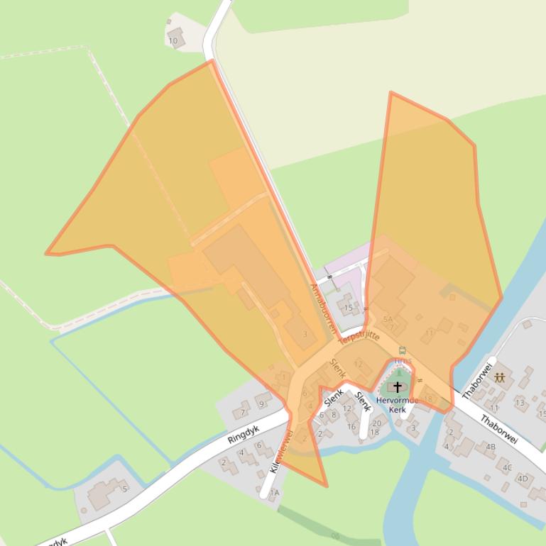 Kaart van postcodegebied 8632WJ.