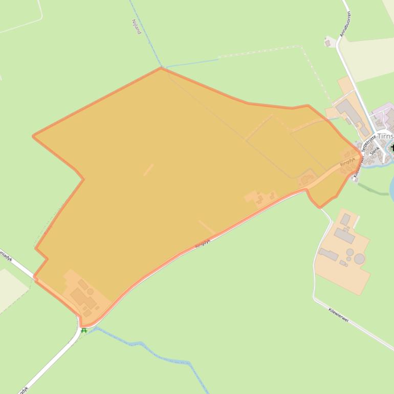 Kaart van postcodegebied 8632WK.