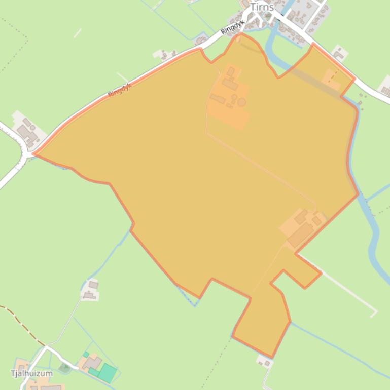 Kaart van postcodegebied 8632WL.