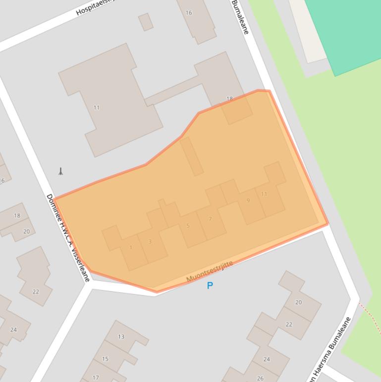 Kaart van postcodegebied 8633KE.