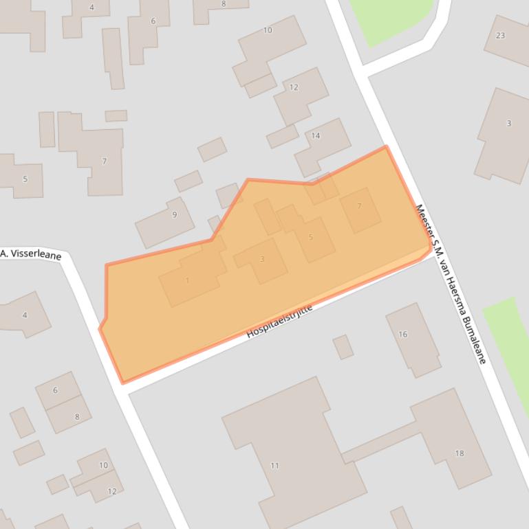 Kaart van postcodegebied 8633KJ.