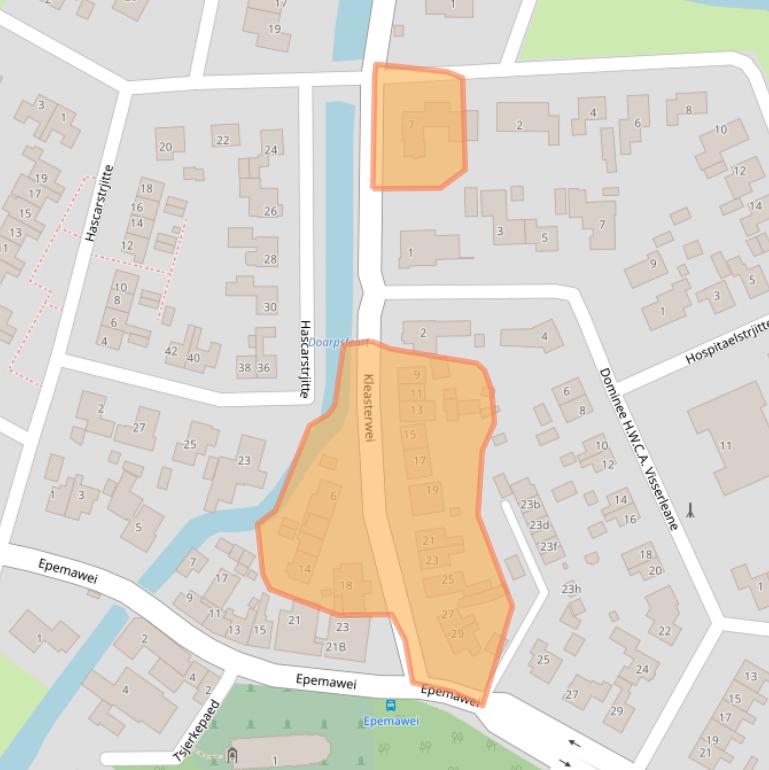 Kaart van postcodegebied 8633KL.