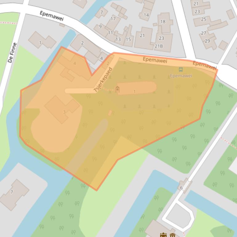 Kaart van postcodegebied 8633KT.