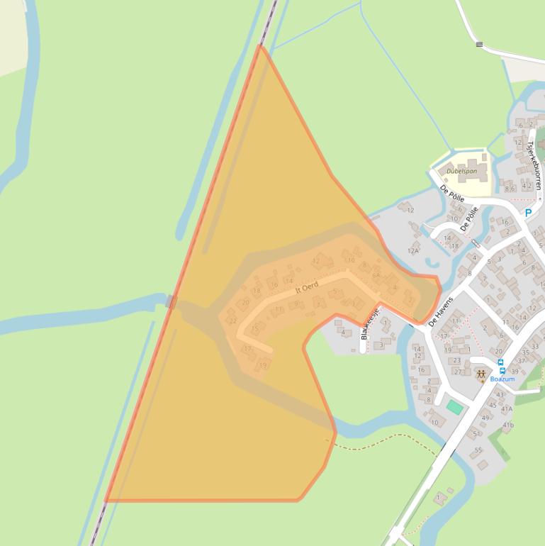 Kaart van postcodegebied 8635LB.