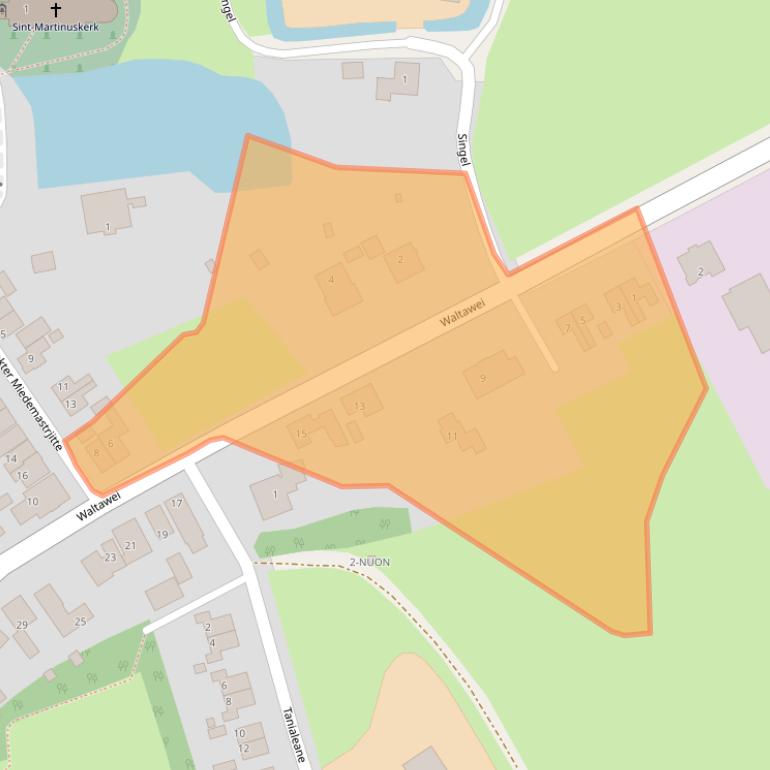 Kaart van postcodegebied 8635ML.