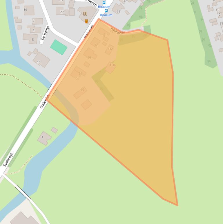 Kaart van postcodegebied 8635MN.