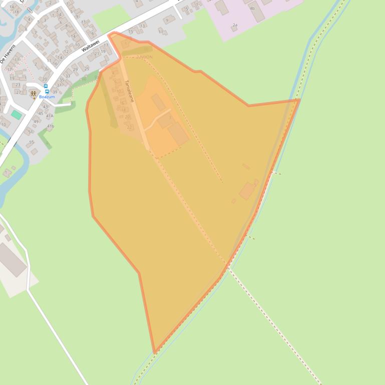 Kaart van postcodegebied 8635MP.