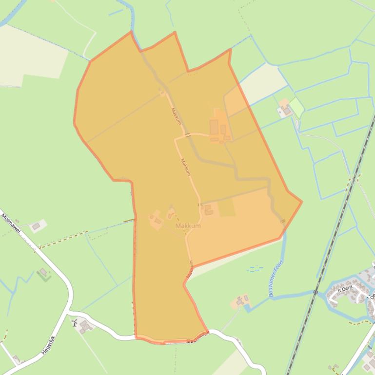 Kaart van postcodegebied 8635MV.