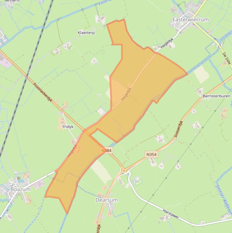 Kaart van postcodegebied 8635VB.