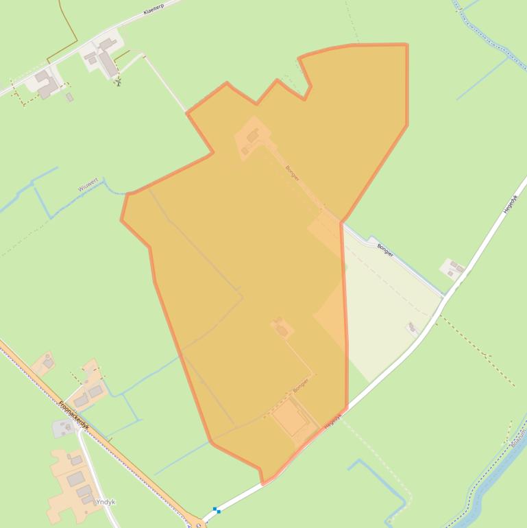 Kaart van postcodegebied 8635VC.