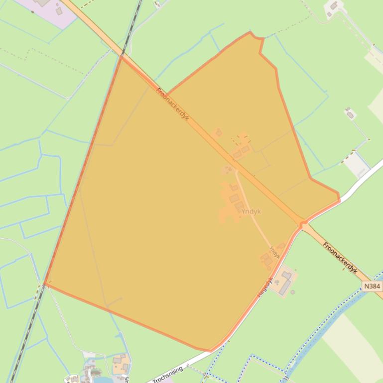 Kaart van postcodegebied 8635VD.