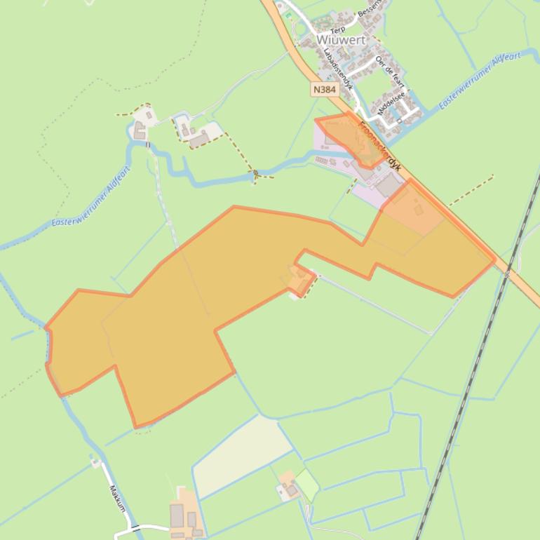 Kaart van postcodegebied 8637VR.