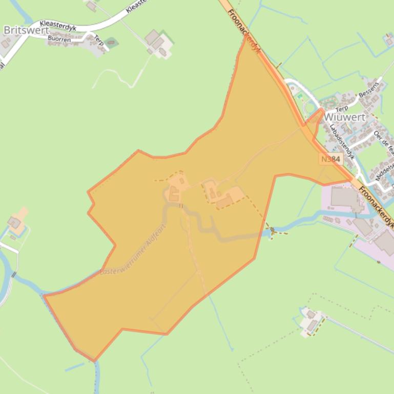 Kaart van postcodegebied 8637VS.