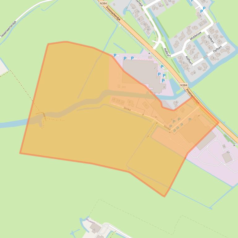 Kaart van postcodegebied 8637VZ.